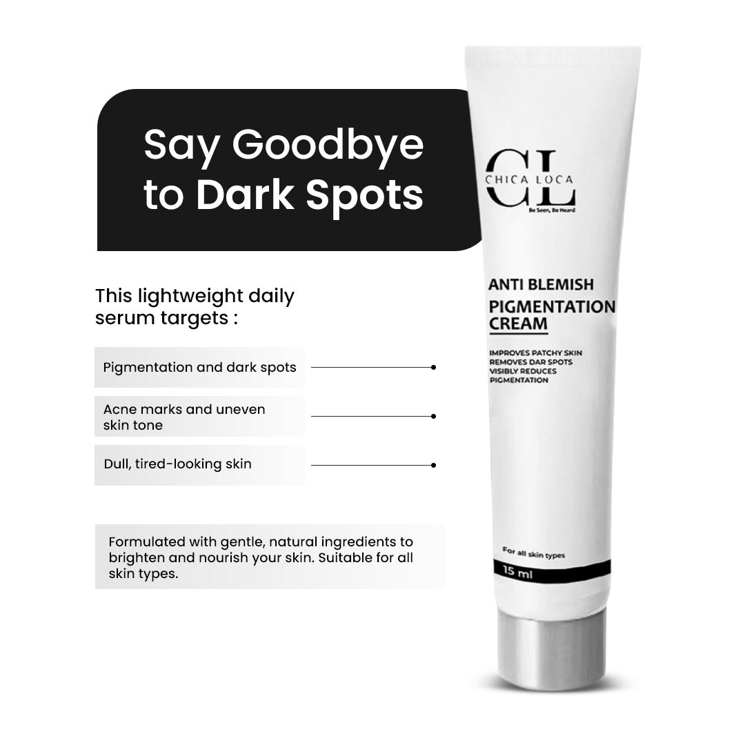 Anti Blemish pigmentation cream front skincare reduce pigmentation and dark spots