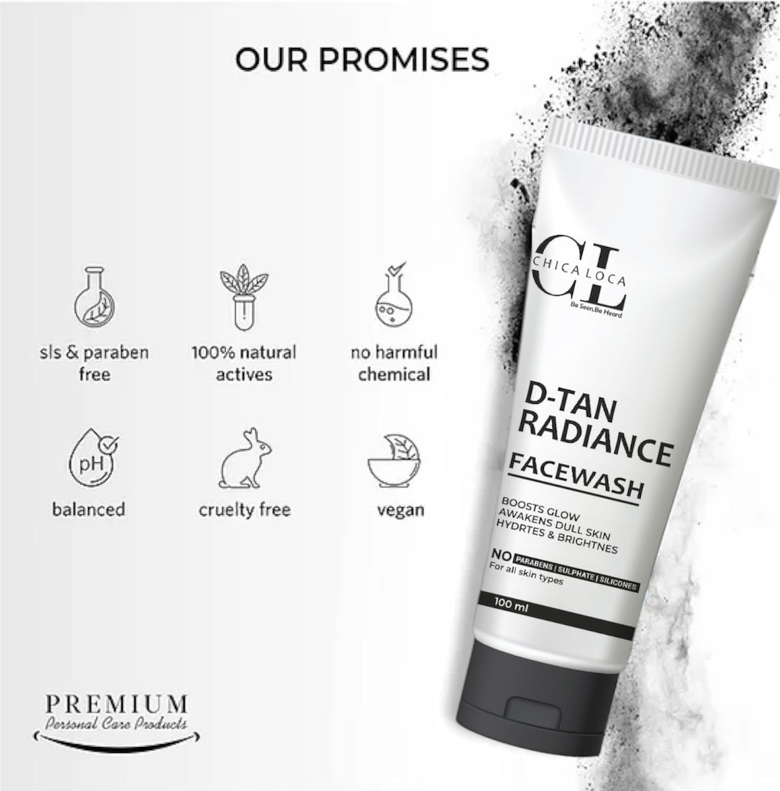 D Tan Radiance facewash boost glow by chica-loca