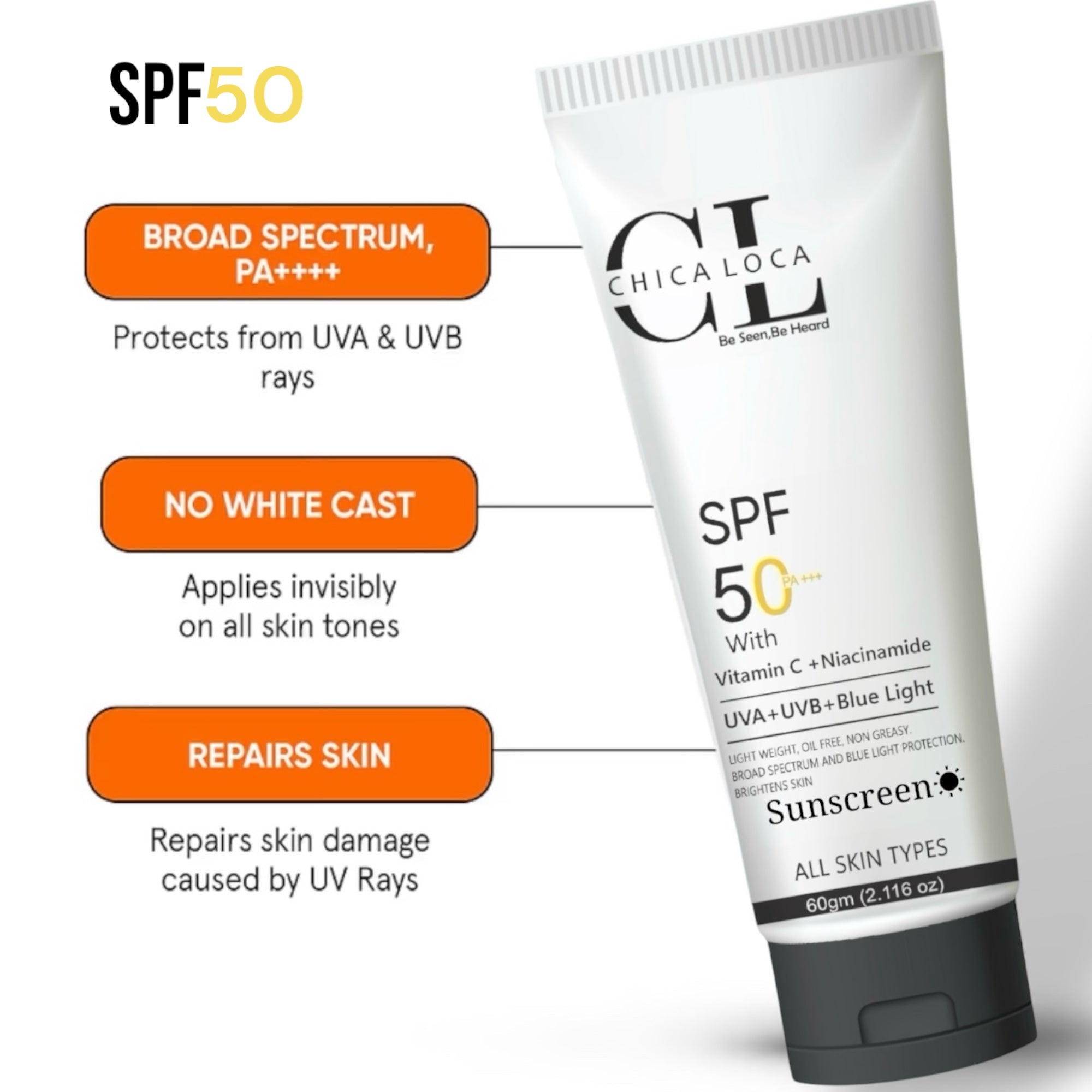 Vitamin c Niacinamide sunscreen by chica-loca