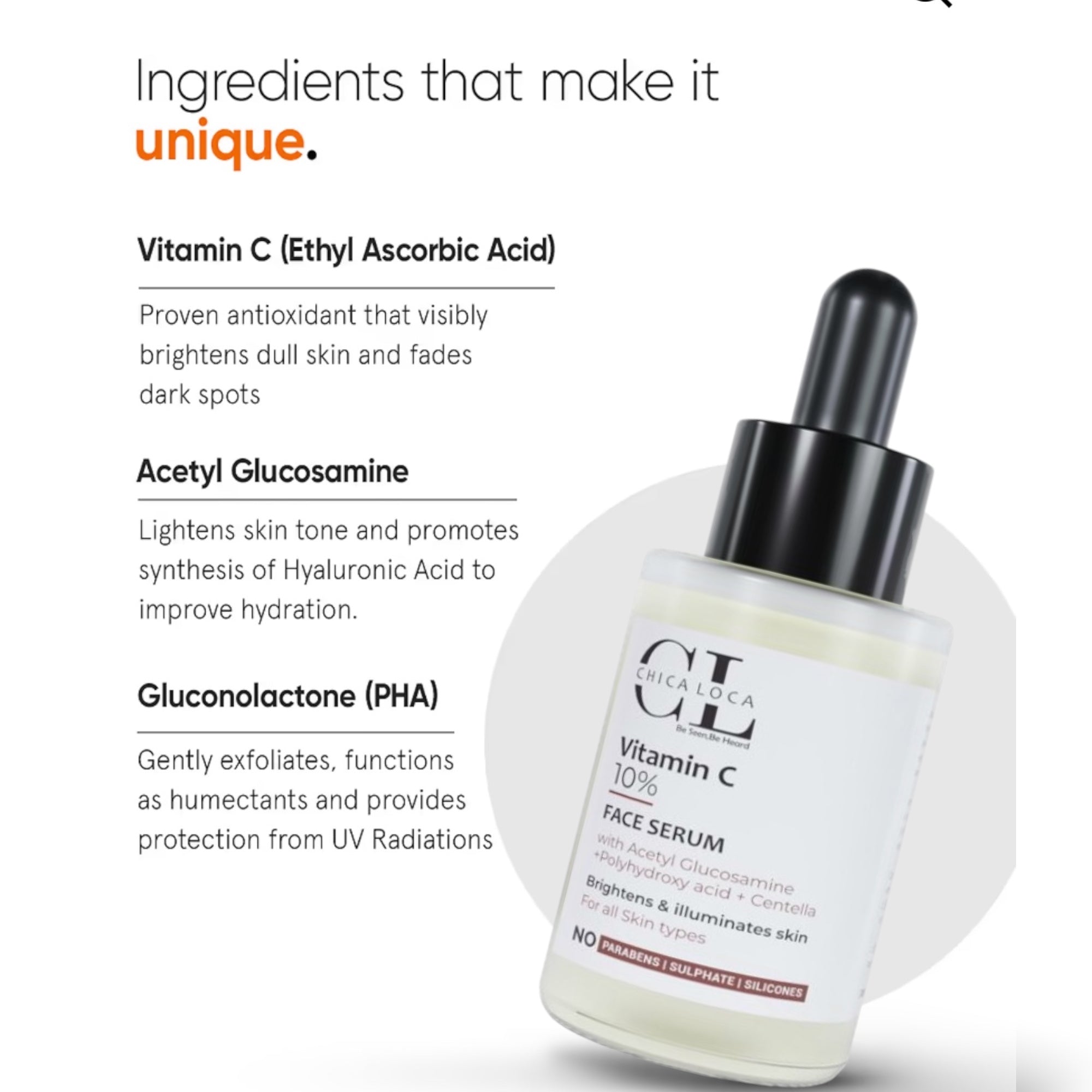 Vitamin c face serum for glowing skin-daily use product