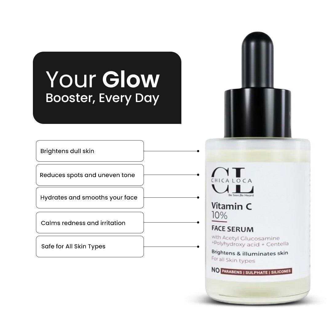 chicaloca Vitamin C face serum bottle