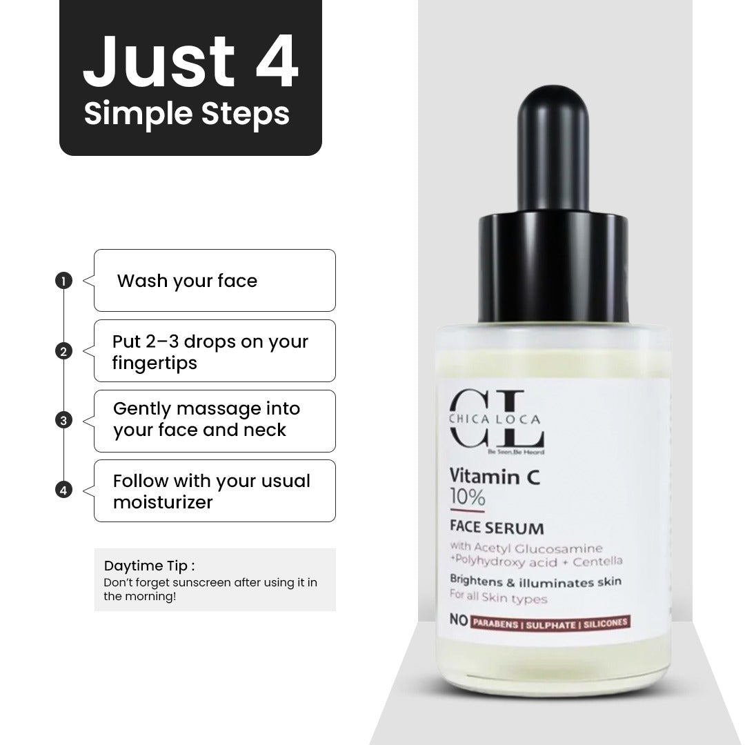 chica loca vitamin c face serum
