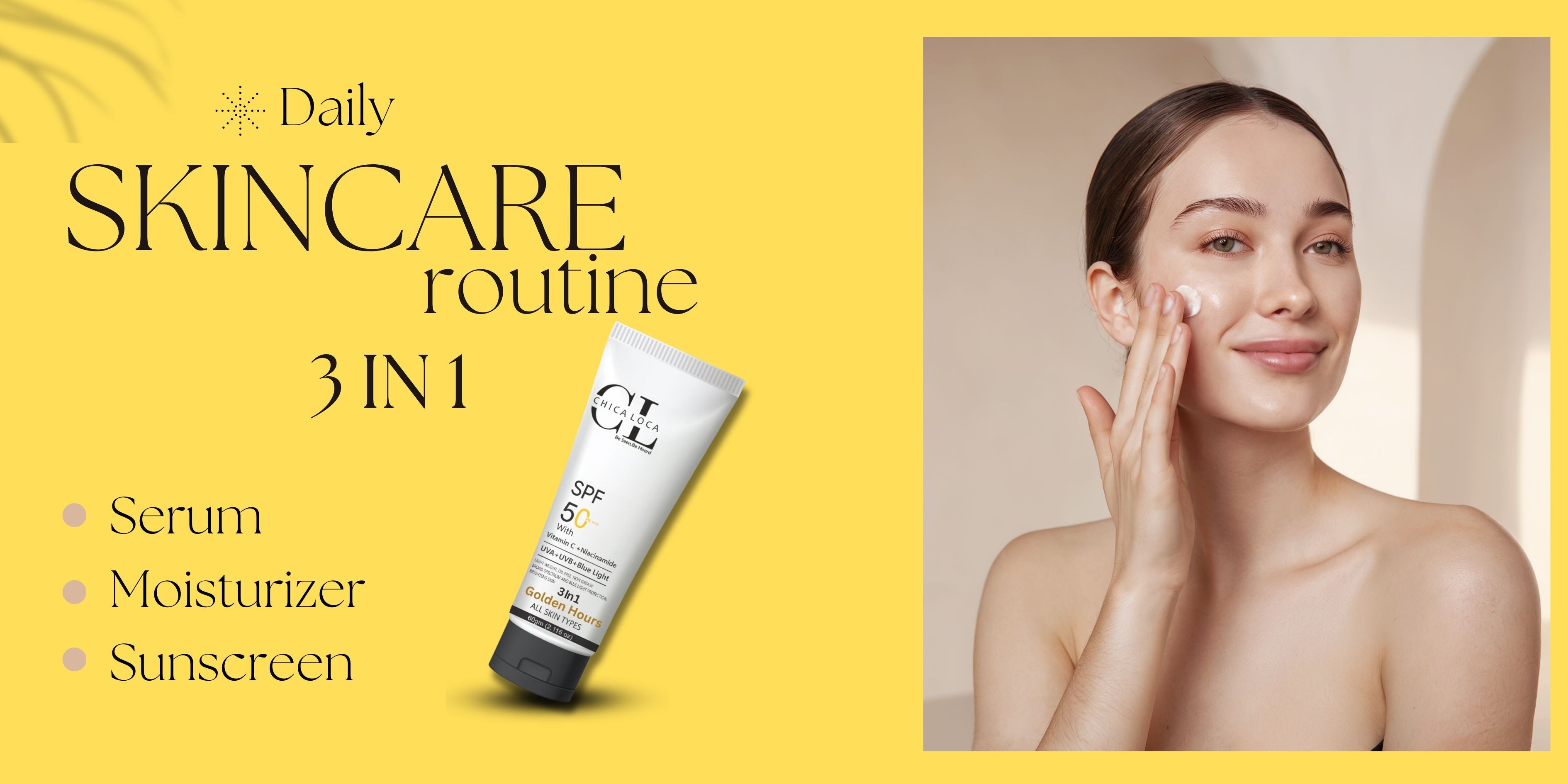 3 in 1 vitamin c serum moisturizer and sunscreen repair protect and hydrate your skin bright and glow