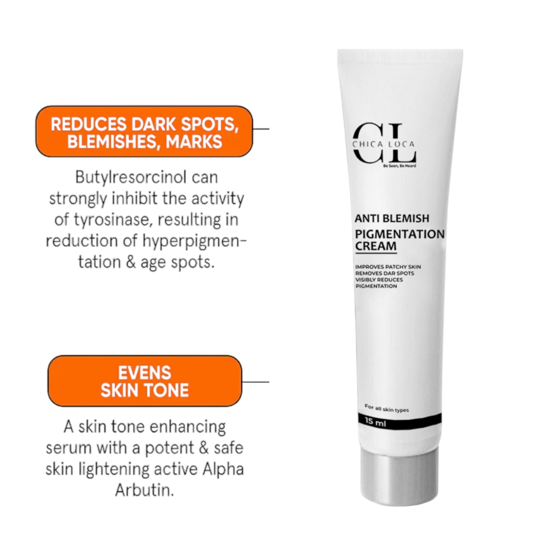 Anti blemish pigmentation cream all skin type for daily use and  reduces dark spots blemishes mark 