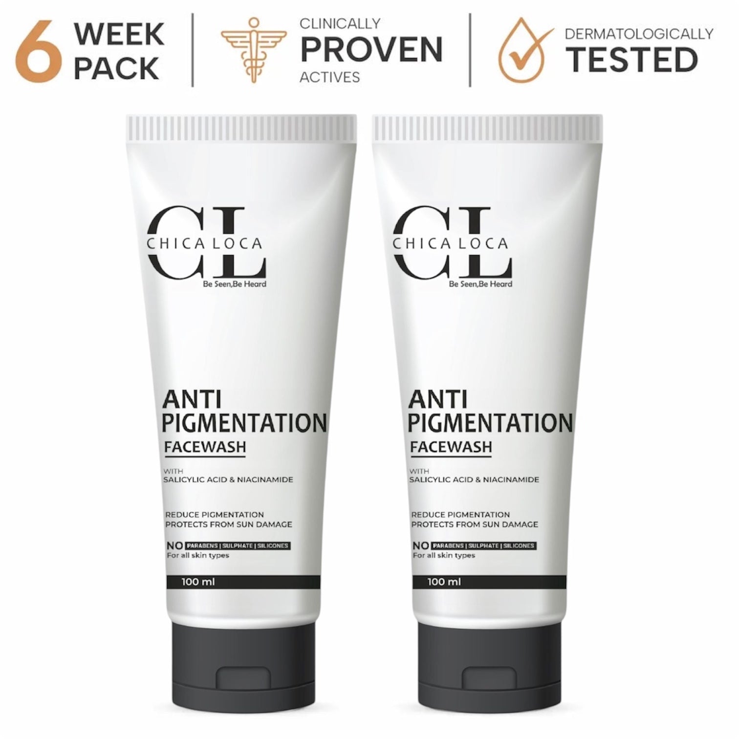 Anti pigmentation facewash skincare for all skin type