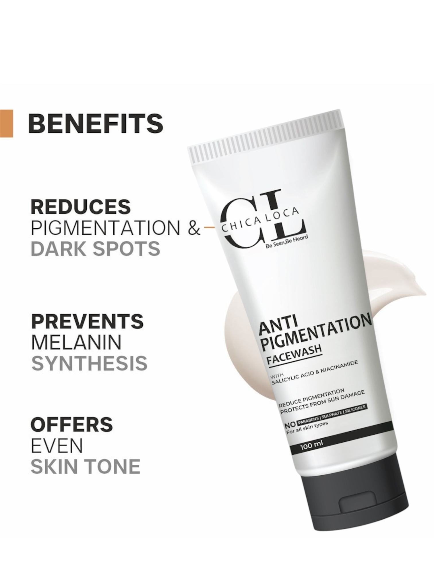 Bye Bye Pigmentation cream / Facewash-CHICA LOCA