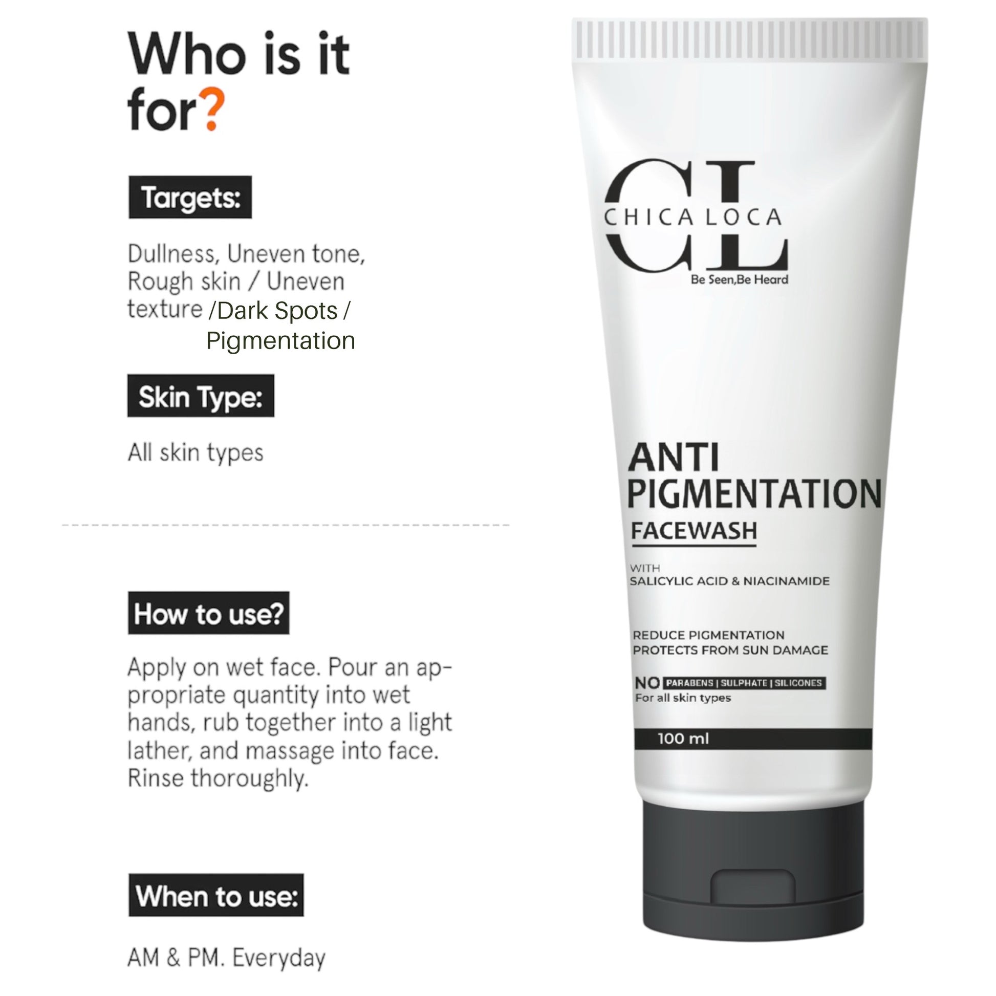 Anti blemish pigmentation 