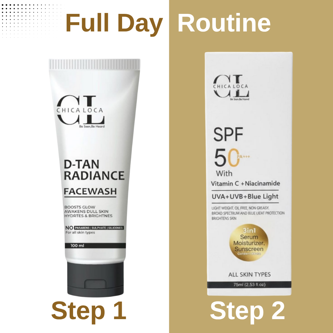 D-tan facewas remove tan and golden hours repair protect and hydrate our skin