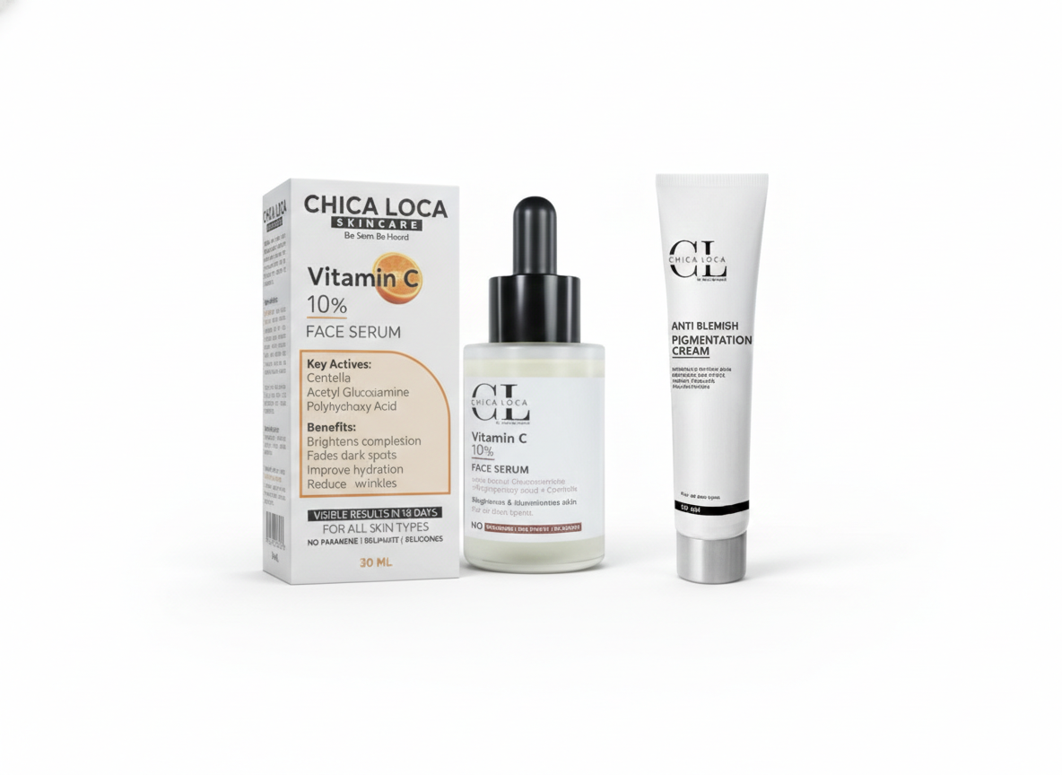 Vitamin C 10% Face Serum +PIGMENTATION CREAM by chica-loca