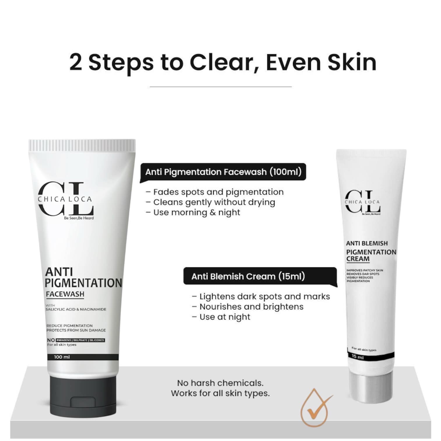 Best anti pigmentation facewash in India -skincare chica-loca.com