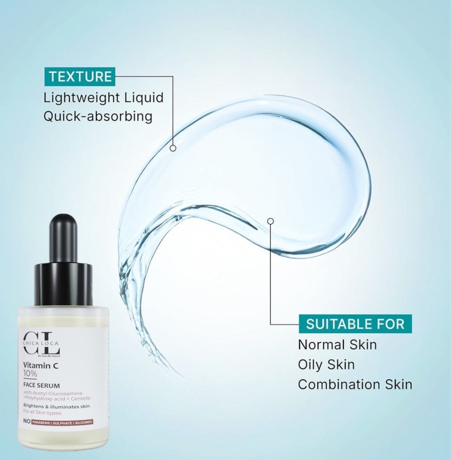 vitamin c face serum daily use product