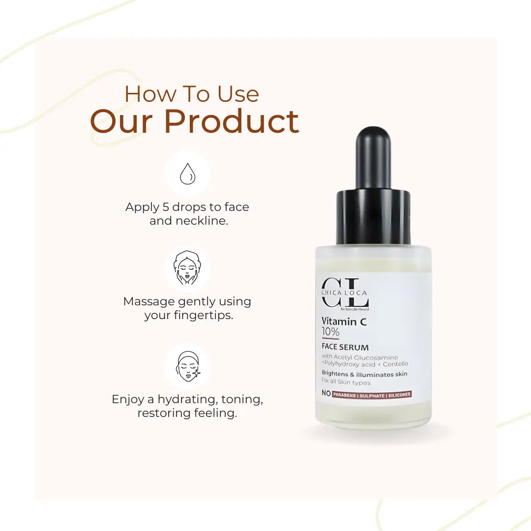 how to use vitamin c serum daily for bright and glow skin